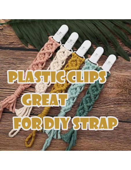 Paquete de 10 Puntas de Clip para Chupete Verde Fruta 19mm