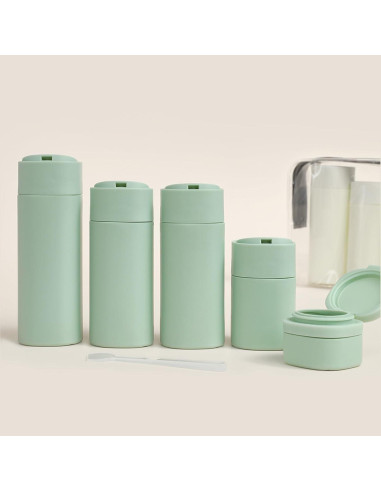 Juego de Botellas de Viaje Suteng 5 Piezas 100ml a Prueba de Fugas