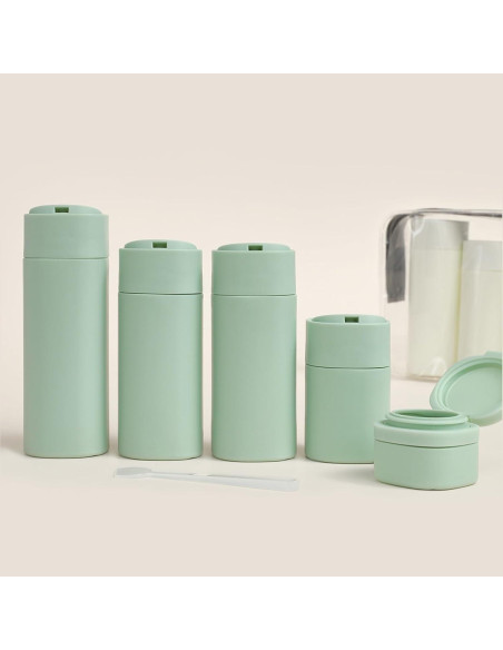 Juego de Botellas de Viaje Suteng 5 Piezas 100ml a Prueba de Fugas