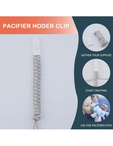 Paquete de 10 Puntas de Clip para Chupete Verde Fruta 19mm