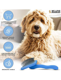 Cepillo Slicker Grande We Love Doodles para Perros de Pelo Largo 2