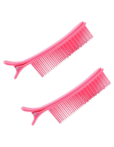 Juego de 2 Clips para Seccionar Cabello Yinluluna Rosa