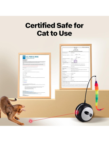 Juguete Interactivo para Gatos Pet Prime Bola Láser Recargable