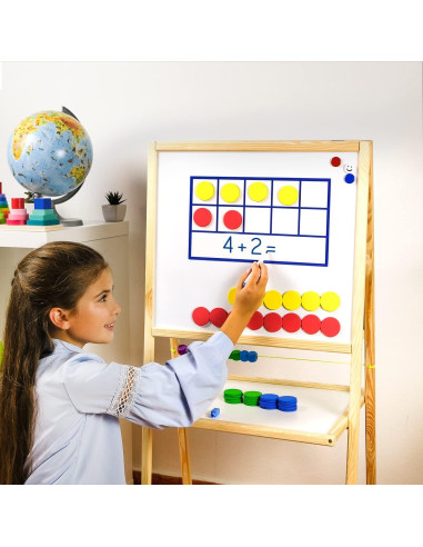 Conjunto Jumbo de Marcos de Diez Magnéticos Simply Magic - 130 Piezas