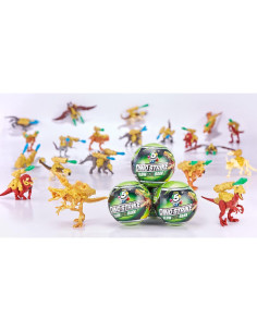 5 Sorpresa Dino Strike ZURU - Colección de Dinos Brillantes 2 Piezas 2