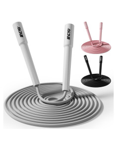 Cuerda de Salto Ajustable MACYO 5mm PVC Mate para Cardio