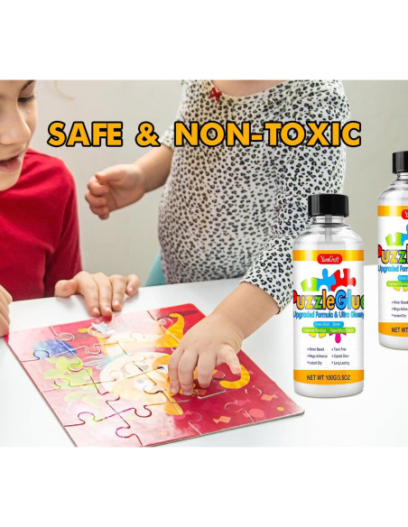 Pegamento para Rompecabezas YumCraft 200ml Transparente No Tóxico