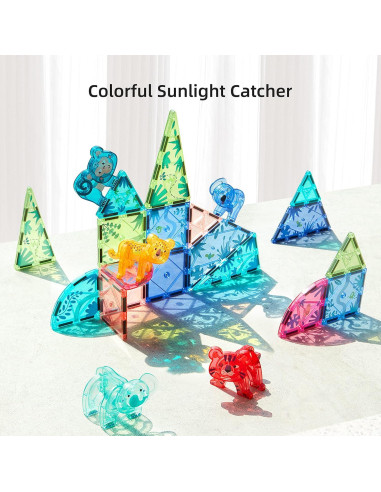 Azulejos Magnéticos MiDeer 40 Pcs Juguete Educativo 3-5 Años