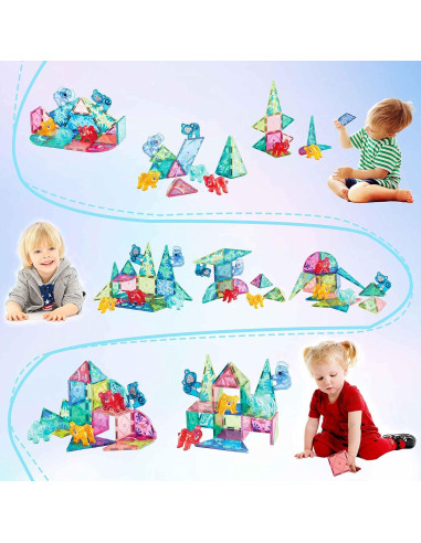 Azulejos Magnéticos MiDeer 40 Pcs Juguete Educativo 3-5 Años