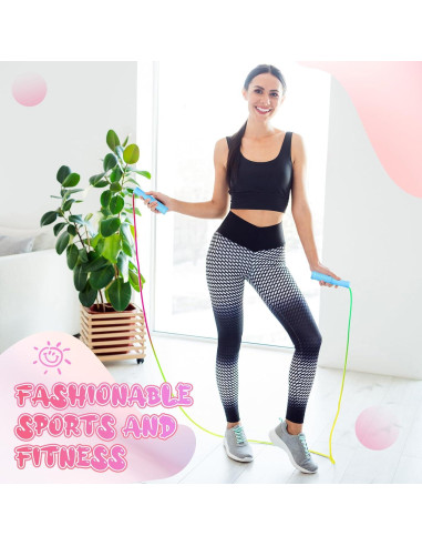 Paquete de 24 Cuerdas de Salto Ajustables PullCrease 2.2m