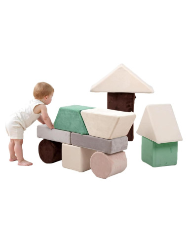 Juego de Bloques de Espuma Grande BanaSuper 11 Piezas para Niños