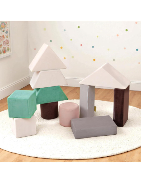 Juego de Bloques de Espuma Grande BanaSuper 11 Piezas para Niños