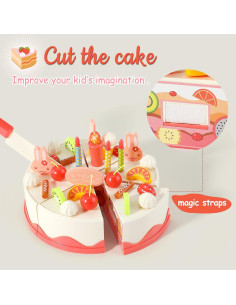 Juego de Comida de Pastel de Cumpleaños 85 Piezas LOVE LIFE 2