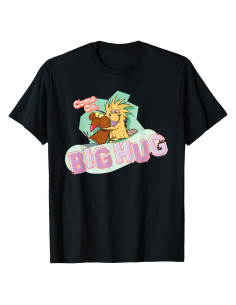 Camiseta Angry Beavers Gran Abrazo 100% Algodón Hombre