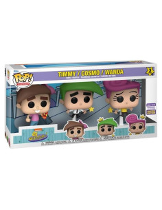 Funko POP! El Padrino de los Deseos 3-Pack Timmy, Cosmo y Wanda
