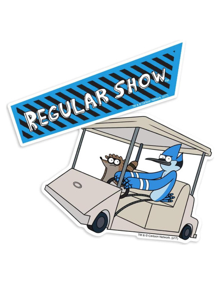Calcomanías Coleccionables Popfunk Regular Show 10.16x17.78cm