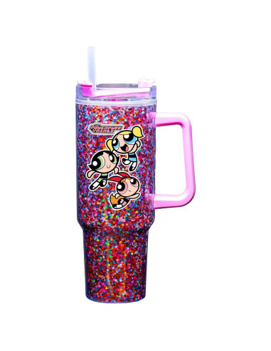 Taza de Viaje Acrílica Spoontiques Powerpuff Girls 1.13L