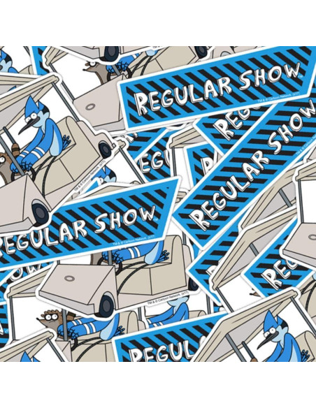 Calcomanías Coleccionables Popfunk Regular Show 10.16x17.78cm