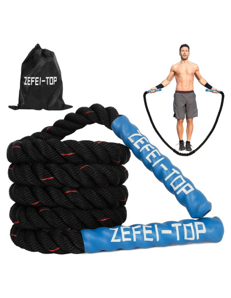 Cuerda de Salto con Peso ZEFEI-TOP 1.7 kg para Fitness Cuerda de Salto con Peso ZEFEI-TOP 1.7 kg para Fitness