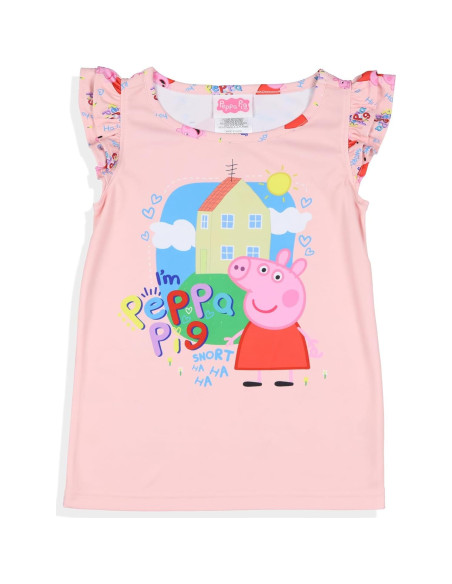 Pijamas Peppa Pig Niñas 2T Conjunto de Dormir 2 Piezas