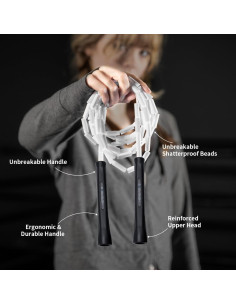 Cuerda de Salto Ajustable Genérico 3.2m con Cuentas Duraderas 2