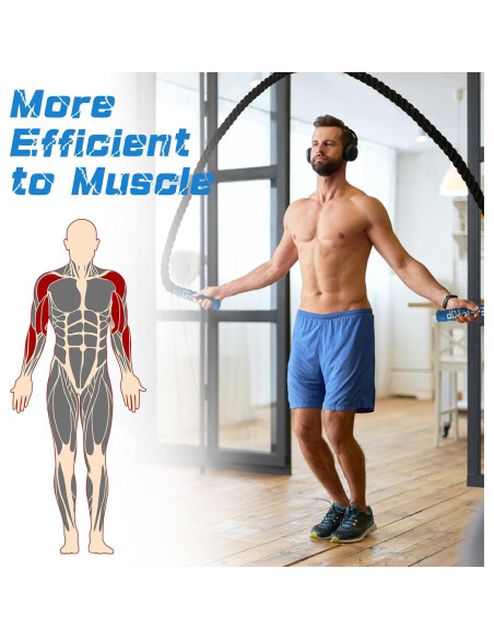 Cuerda de Salto con Peso ZEFEI-TOP 1.7 kg para Fitness Cuerda de Salto con Peso ZEFEI-TOP 1.7 kg para Fitness