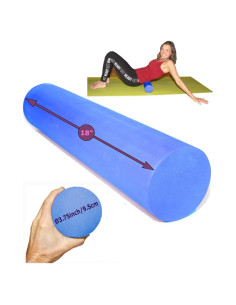 Rodillo de Espuma Azul Body Enjoy 9.53cm x 45.72cm Densidad Media