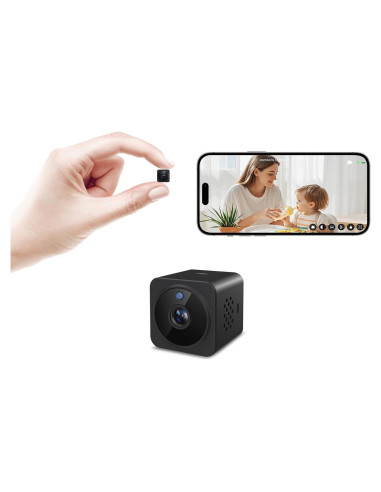 Cámara Nanny HD 1080P YISPK Mini WiFi con Visión Nocturna