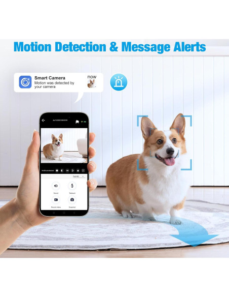 Cámara Nanny HD 1080P YISPK Mini WiFi con Visión Nocturna