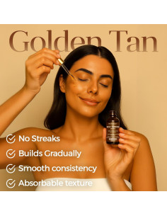 Gotas de Bronceado Hidratantes MYSTERE BEAUTE 29.57 ml Claro/Medio 2