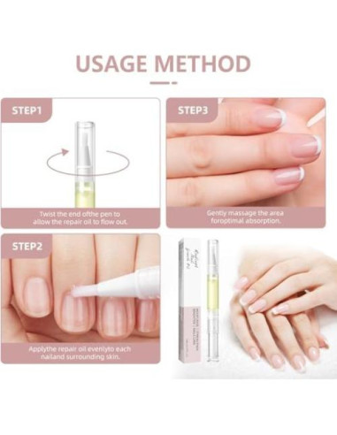 Bolígrafo Aceite Cutículas HY 2.07 ml Hidratante Natural