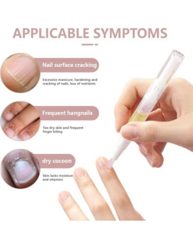 Bolígrafo Aceite Cutículas HY 2.07 ml Hidratante Natural