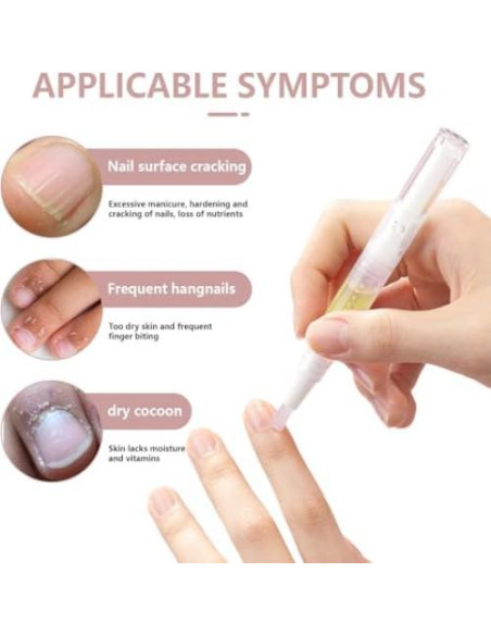 Bolígrafo Aceite Cutículas HY 2.07 ml Hidratante Natural