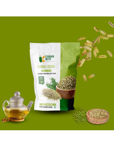 Semillas de Hinojo Premium Kishankriti 226.8g - 100% Naturales