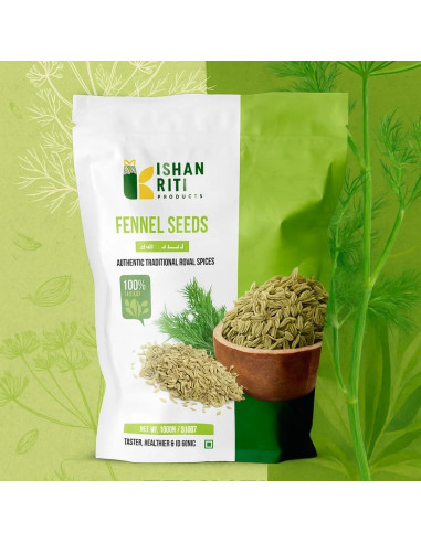 Semillas de Hinojo Premium Kishankriti 226.8g - 100% Naturales