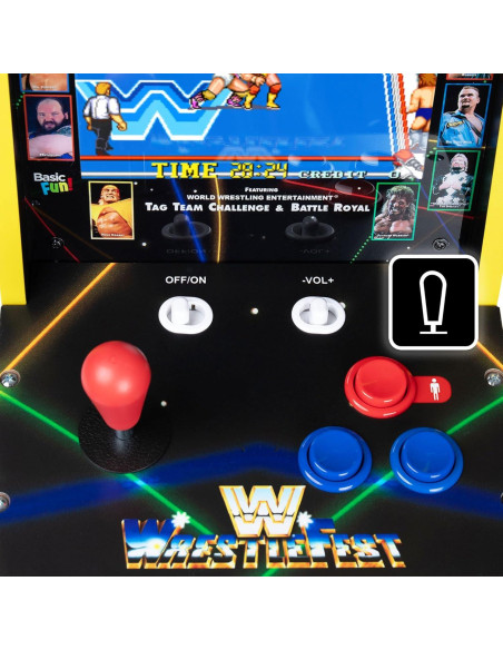 Juego de Arcade Clásicos WWE - 4 Juegos en 1 - Pantalla 8"