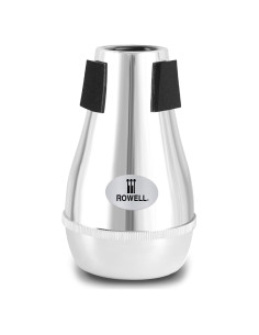 Silenciador de Trombón ROWELL TMBN - ABS Plateado Ligero