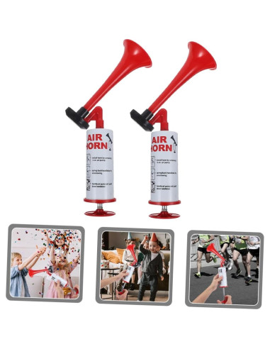 Bocinas de Aire SUPVOX 2 Pcs Multicolor para Eventos Deportivos