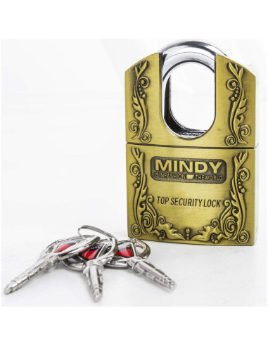 Candado de Seguridad Mindy 40mm con 3 Llaves para Almacén