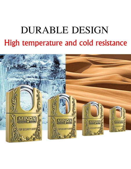 Candado de Seguridad Mindy 40mm con 3 Llaves para Almacén