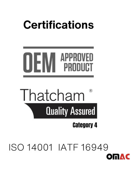 Kit de Bloqueo de Ruedas OMAC M14X1.5 para Land Rover Plata