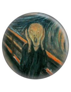 Botón Redondo Edvard Munch El Grito 3.81 cm