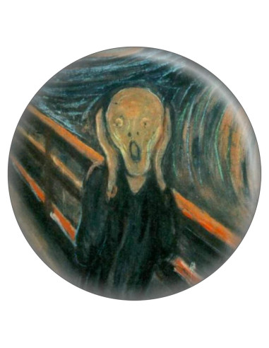 Botón Redondo Edvard Munch El Grito 3.81 cm