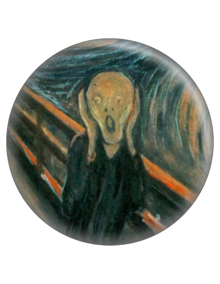 Botón Redondo Edvard Munch El Grito 3.81 cm