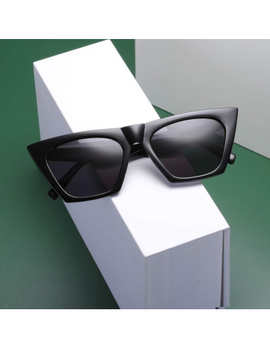 Gafas de Sol Retro Cuadradas AISSWZBER UV400 Mujeres