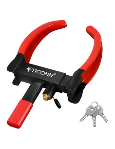 Bloqueo de Rueda TICONN Antirrobo Ajustable para Vehículos