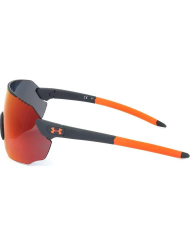 Gafas de Sol Unisex Under Armour UA Halftime Gris Naranja