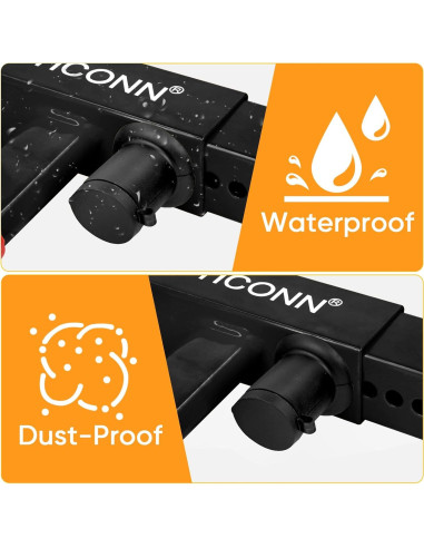 Bloqueo de Rueda TICONN Antirrobo Ajustable para Vehículos