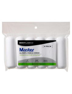 Rodillos Mini de Espuma Blanca Bestt Liebco 10 cm 6-PK