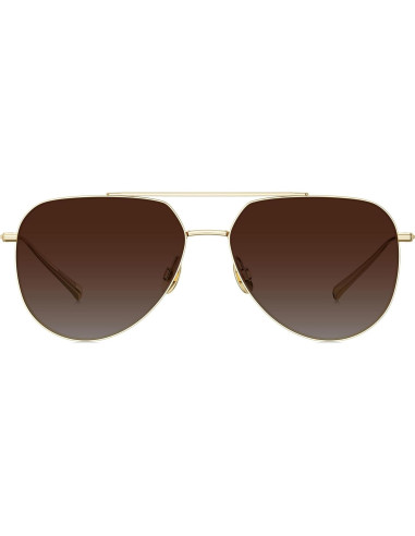 Gafas de Sol Aviador Polarizadas Bolon Titanio Oro Claro